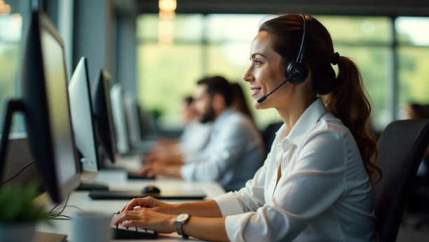 Company using VOIP Services. 